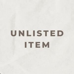 Unlisted Item